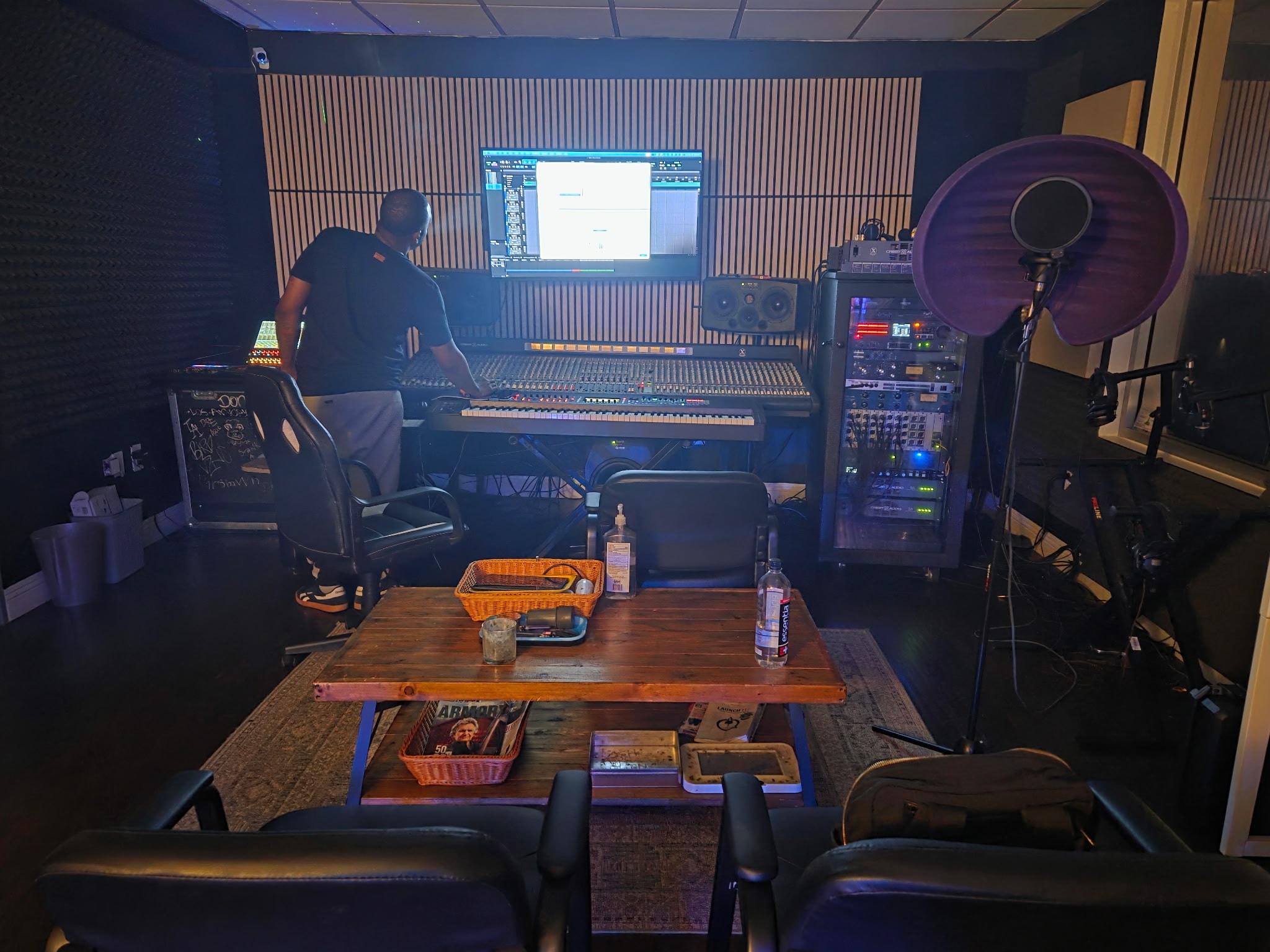 LABCG recording studio control room